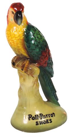 Shoe Store Display Figure, Poll-Parrot Shoes, plaster w/orig paint, c.1940'