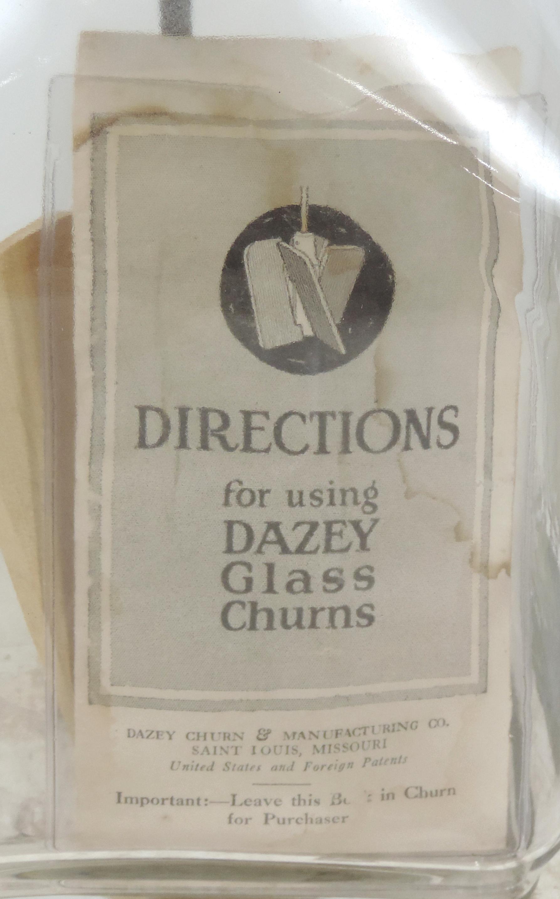 Kitchenware Butter Churns (2), Dazey No. 40 & No. 20, NOS in Exc+ cond w/or