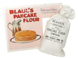 Advertising Pancake Flour Counter Display, Blaul's Pancake Flour "Delicious