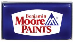 Paint Store Benjamin Moore Paints, two-sided molded plastic lightup, mfgd b