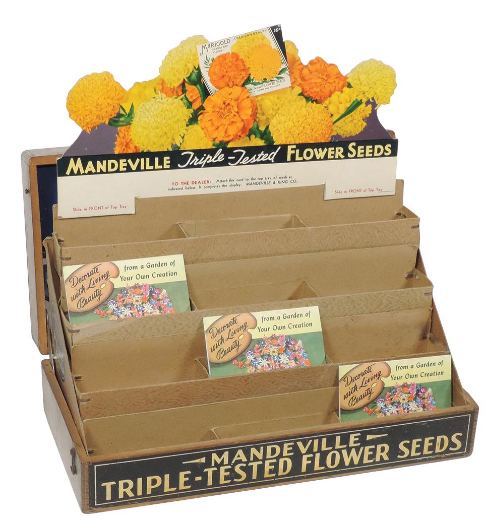 Flower Seed Box, Mandeville & King Co. Superior Flower Seeds-Rochester NY,