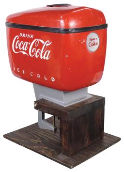 Coca-Cola Soda Fountain Dispenser, boat motor style, complete, VG untested