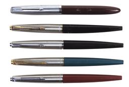 Fountain Pens (5), all Parker, 4 #45's & #51, VG or better untested cond, 5
