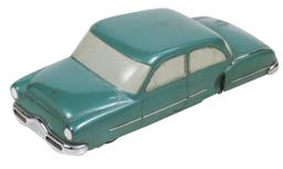 Automobilia, Concept Car Design Model, hand-carved wood block w/turquoise f