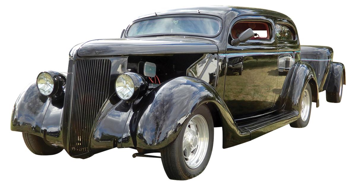 Automobile, 1936 Ford 2-Door Sedan.