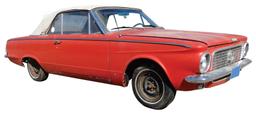 Automobile, 1963 Plymouth Valiant Convertible.