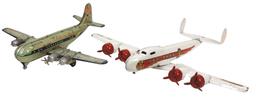 Toy Airplanes (2), Buddy L pressed steel air cruiser #603 & litho on tin Bo