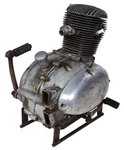 Motorcycle Gilera Block Engine, #106-2887 unbranded & likely for Sears, no