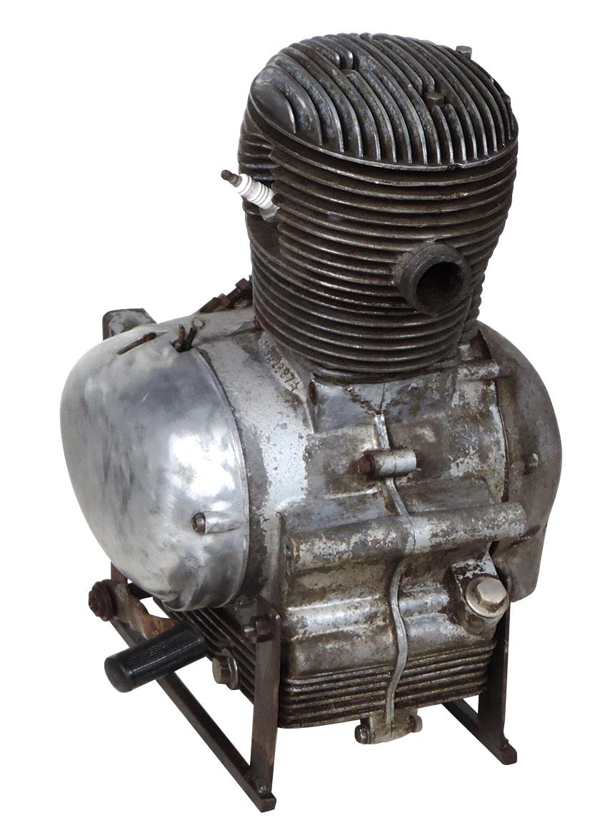 Motorcycle Gilera Block Engine, #106-2887 unbranded & likely for Sears, no