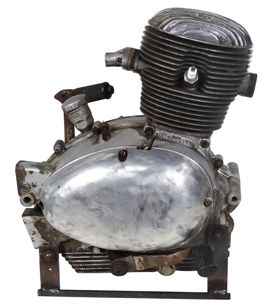 Motorcycle Gilera Block Engine, #106-2887 unbranded & likely for Sears, no