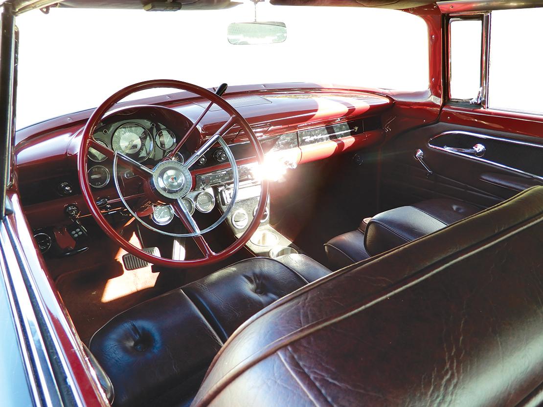 Automobile, 1956 Ford Victoria 2-Door Hardtop.