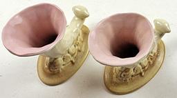 A Pair Of Rumrill Cornucopia Vases