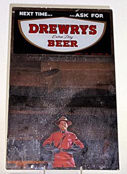 A Drewry's Beer Advertising Mirror