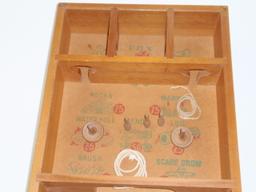 A Carrom "Fox Hunt" Skittles Game