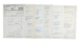 Stock Certificates (6), Illinois Central Railroad Company, 100 Shares, c.1963, Canadian Export Ga...