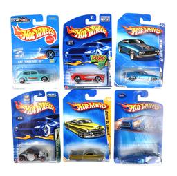 Hot Wheels (21), Evil Twin, Ooz Coupe, Flying Aces II '32 Ford, Fat Fendered '40, Custom '53 Cadi...