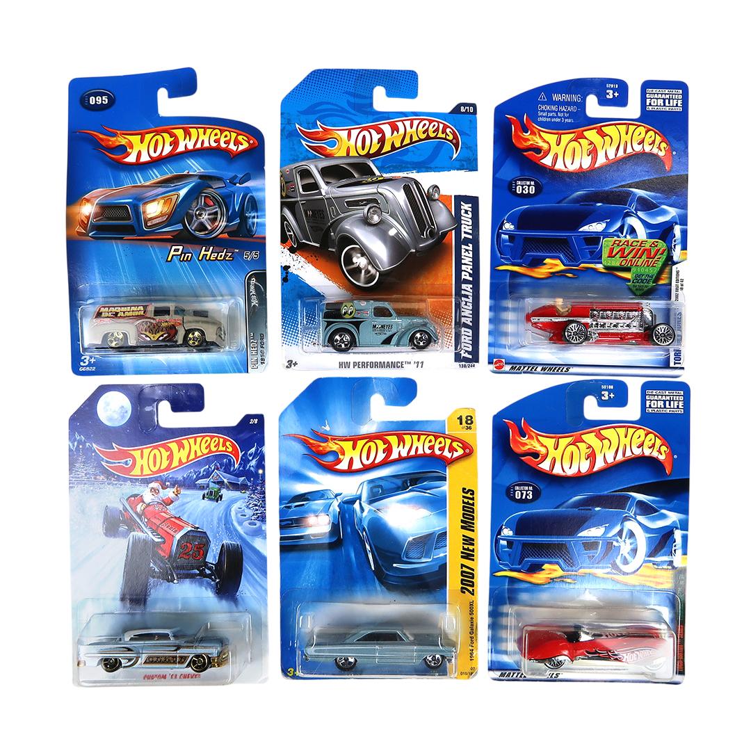 Hot Wheels (21), Evil Twin, Ooz Coupe, Flying Aces II '32 Ford, Fat Fendered '40, Custom '53 Cadi...