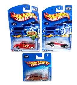 Hot Wheels (21), Evil Twin, Ooz Coupe, Flying Aces II '32 Ford, Fat Fendered '40, Custom '53 Cadi...