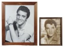 Elvis Presley Framed Photographs (2), Promotional photographs featuring Elvis in his younger years,