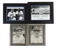 Dodgers' Photos (4), features Joe Hatten, Pete Reiser, Jackie Robinson & Roy Campanella in 1948 &...