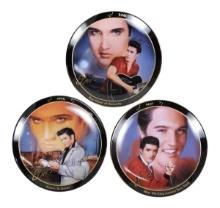 Elvis Presley Collectibles (3), Plate No. 35749 in the Limited Edition of "April-Return to Sender...