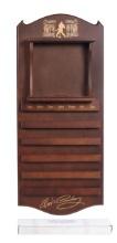 Elvis Presley Calendar, wooden w/gold foil features, Made in China, NOS, box is 27 x 12 x 3.25 in.
