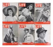 LIFE Magazines-1941 (12), Includes May 19/Floppy Hats, June 23/Lazy Fishing, June 16/British Sailor