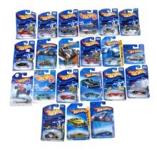 Hot Wheels (21), Evil Twin, Ooz Coupe, Flying Aces II '32 Ford, Fat Fendered '40, Custom '53 Cadi...
