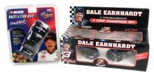 NASCAR Dale Earnhardt Collectibles, Ltd Ed 7 time champion set & Pacesetter Games car, MIB, largest