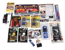 NASCAR Collectibles (20), incl bobbleheads, playing cards, switch plates, mostly new in packages,...