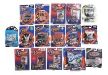 NASCAR Collectibles (10), incl plush dolls, coffee mug, hats & water bottle, most new w/tags, lar...