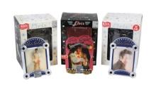 Elvis Presley Collectibles (3), American Greetings Elvis Presley Musical "Blue Christmas" (2) & "...