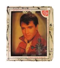 Elvis Presley Quartz Wall Clock, A Quality Clock Hand Crafted in the USA, 1995 Elvis Presley Ente...