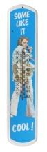 Elvis Presley Thermometer, Nostalgia Lane, Inc., New York, NY-USA, litho on tin, not reading temp...