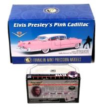 Elvis Presley Collectibles (2), Elvis Presley's Pink Cadillac, Franklin Mint Precision Models & M...