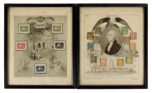 Historical Stamps, United States National Capitol, Commemoration Of The Bicentennial, ©1932, Dan...