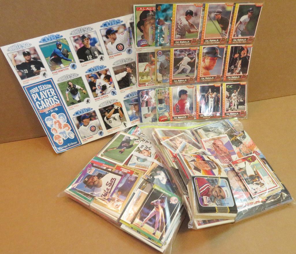Box full of Collector Baseball & Football Cards. Have to look through this large group!