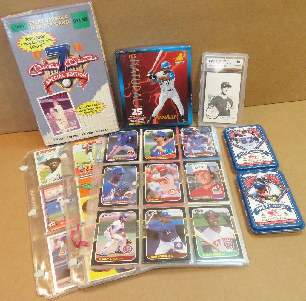 Box full of Collector Baseball & Football Cards. Have to look through this large group!