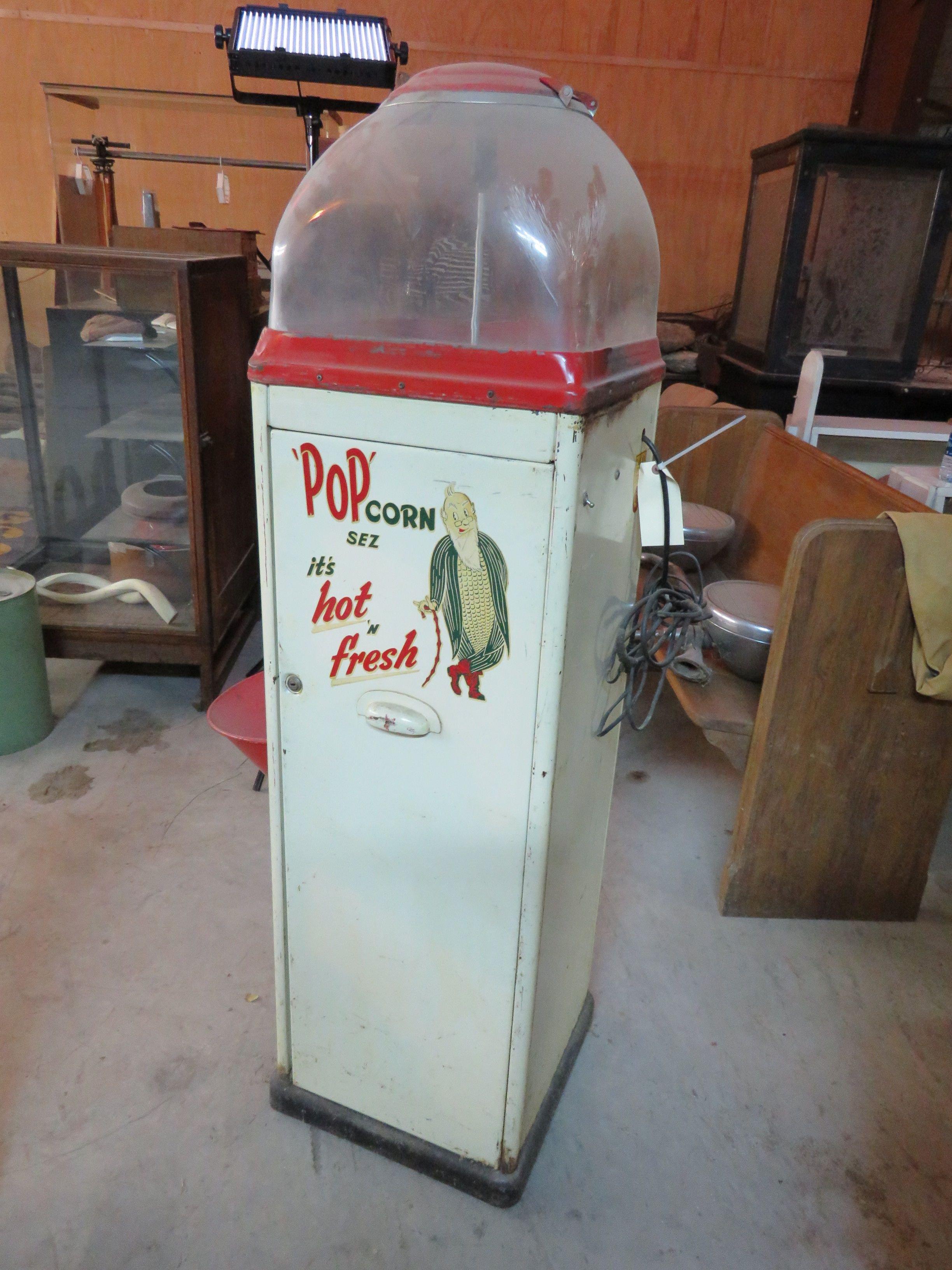 Vintage Popcorn Vending Machine
