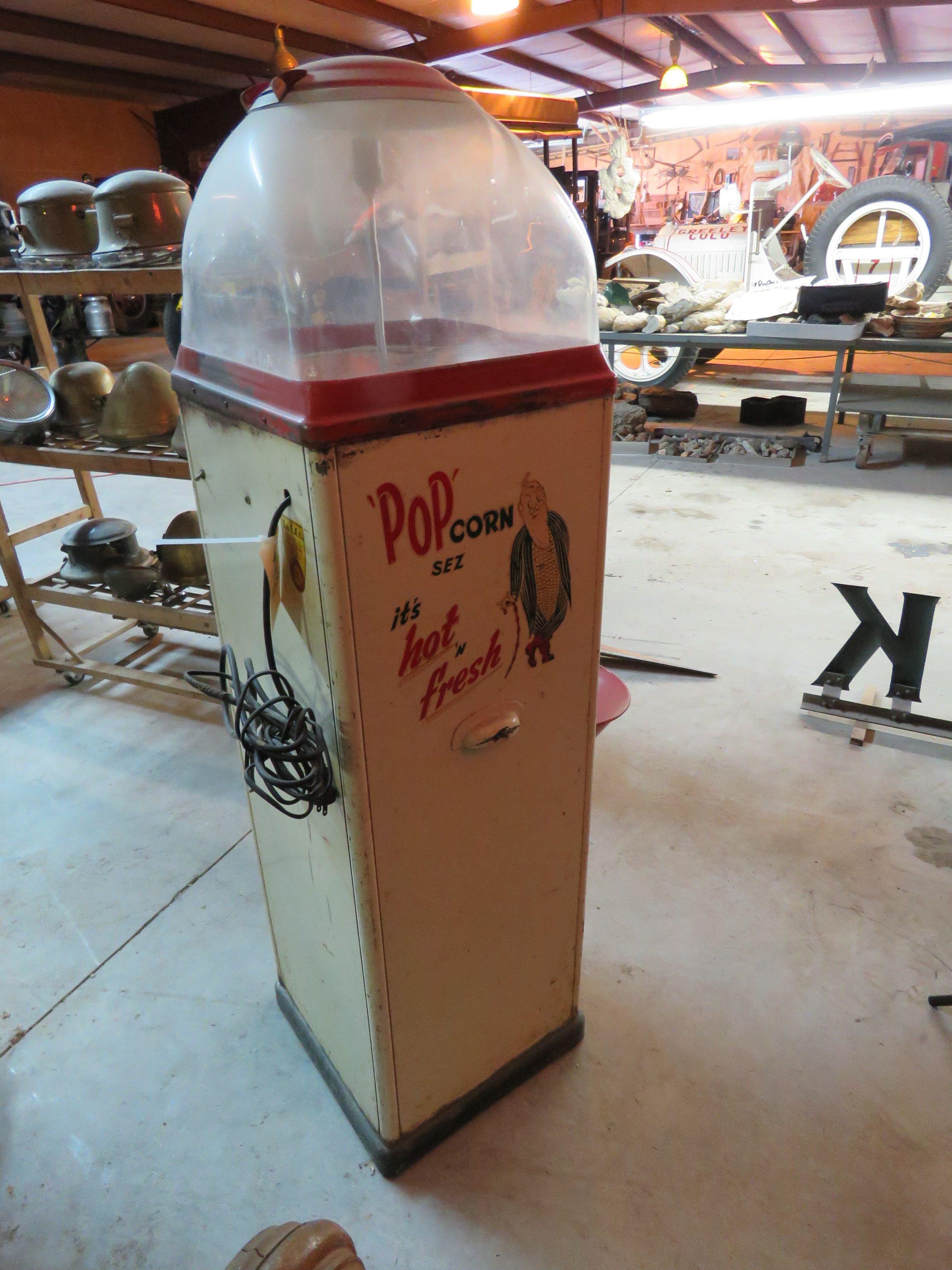 Vintage Popcorn Vending Machine