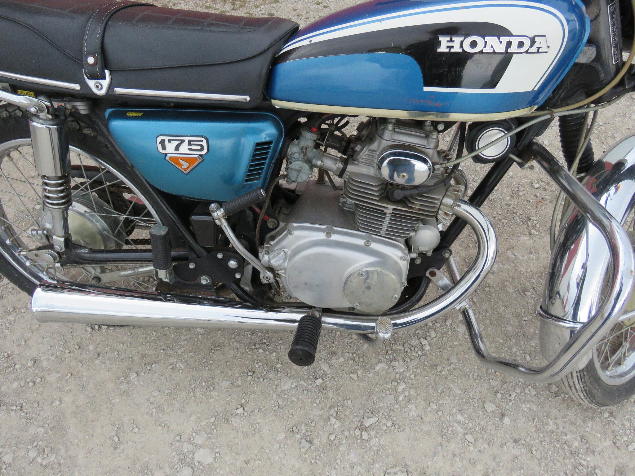 1973 Honda CB175 Motorcycle