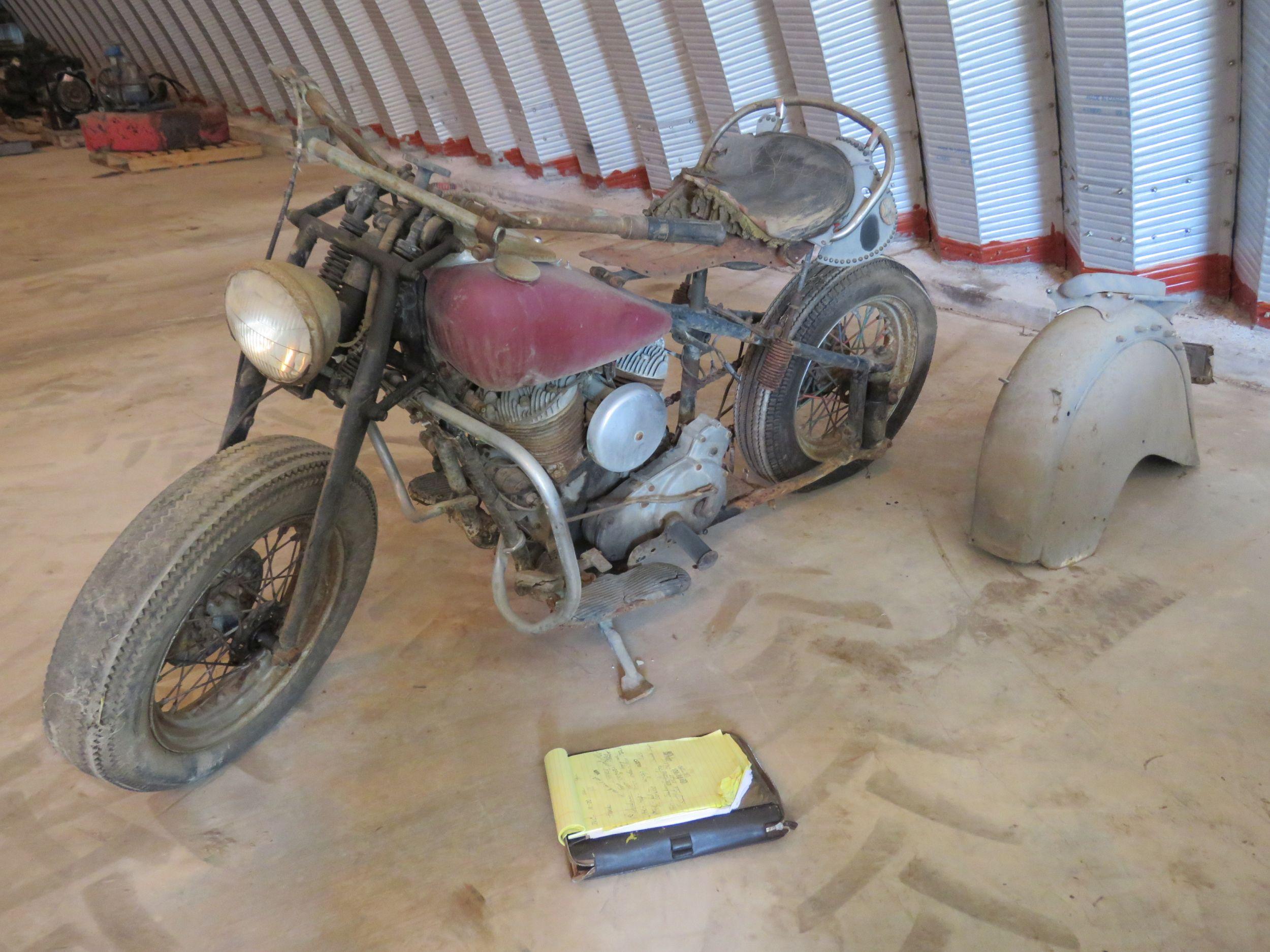 1948 Indian Chief V-Twin Motorcycle