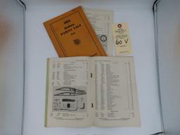 Indian Parts List Manual