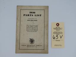 Indian Parts List Manual