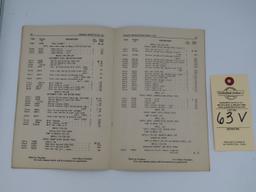 Indian Parts List Manual