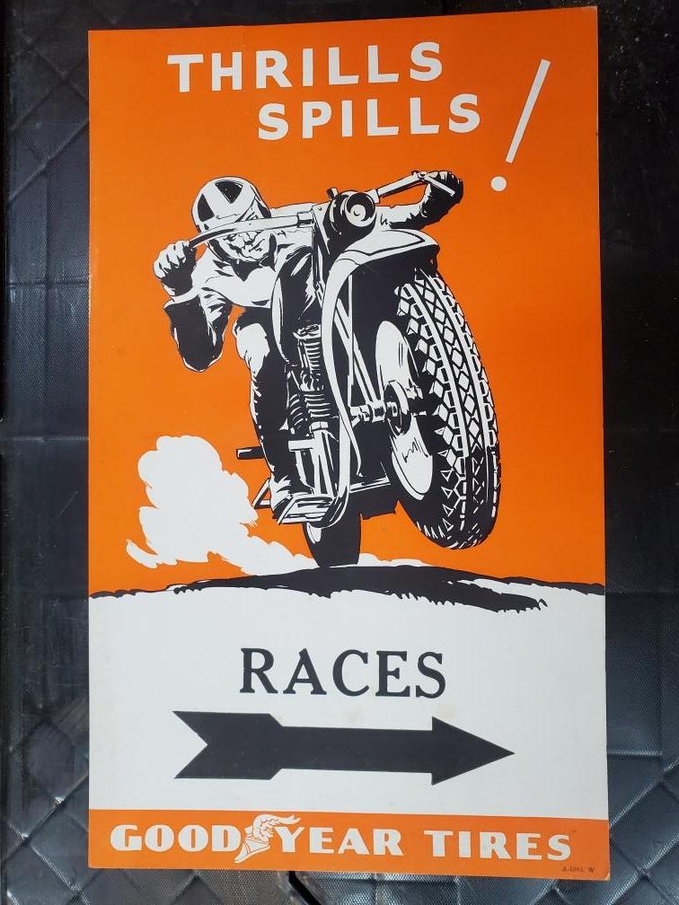 Vintage Motorcycle Poster/Advertising