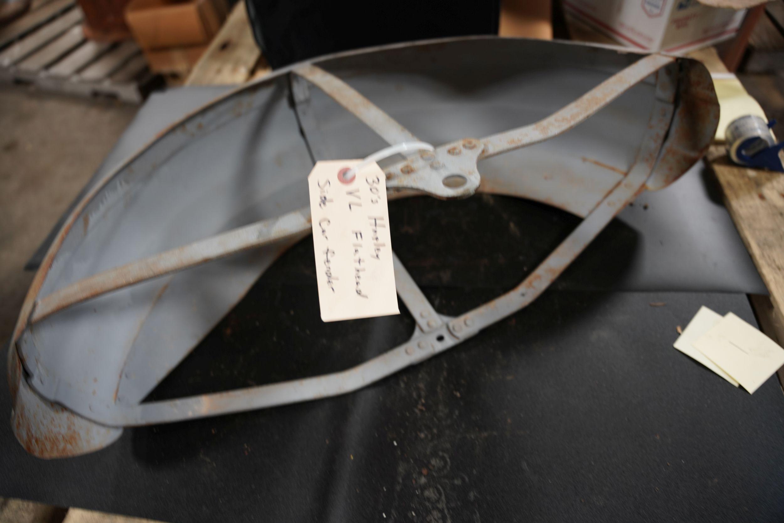 1930's Harley Davidson VL Flathead Sidecar Fender