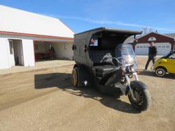 1970's Custom Amish Wagon Motorcycle Trike