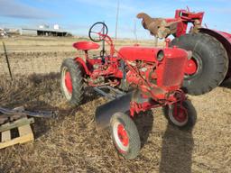 International Cub Tractor with Attachments