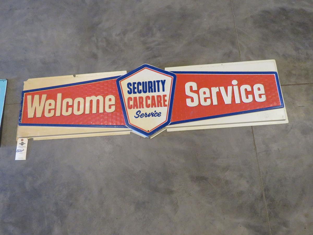 Welcome Service Sign